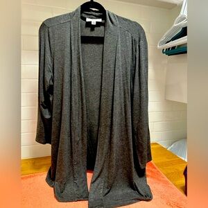 Nine West Charcoal Knit Cardigan XL